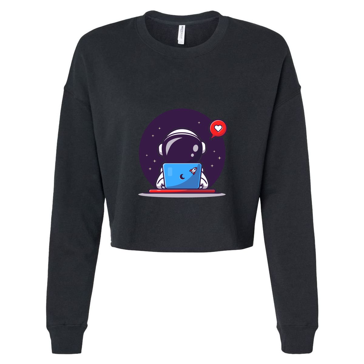 Sending Love, Cute Astronaut On A Laptop Cool Comfort Performance Bucket Hat