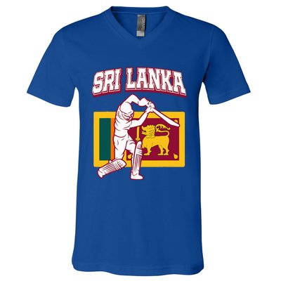 Sri Lanka Cricket 2024 Sri Lankan Cricket V-Neck T-Shirt