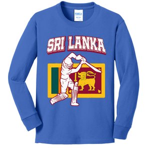 Sri Lanka Cricket 2024 Sri Lankan Cricket Kids Long Sleeve Shirt