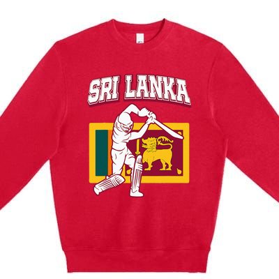 Sri Lanka Cricket 2024 Sri Lankan Cricket Premium Crewneck Sweatshirt