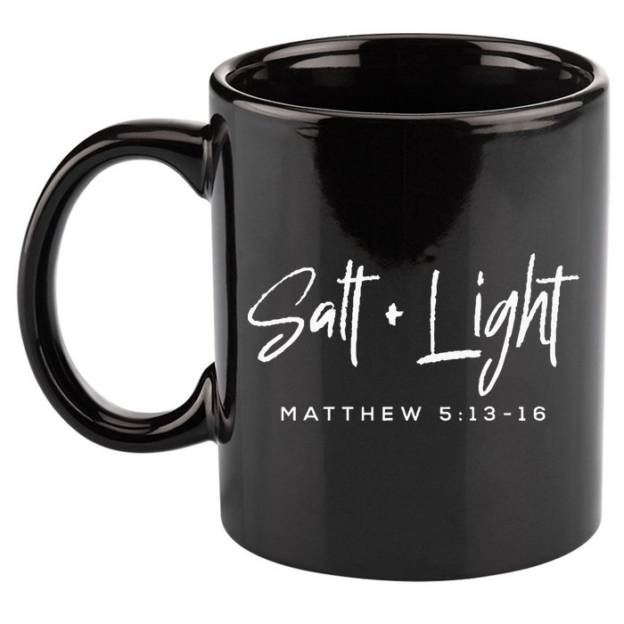 Salt Light Christmas Matthew 5 13 16Bible Christian 11oz C Handle Ceramic Mug