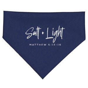 Salt Light Christmas Matthew 5 13 16Bible Christian USA-Made Doggie Bandana