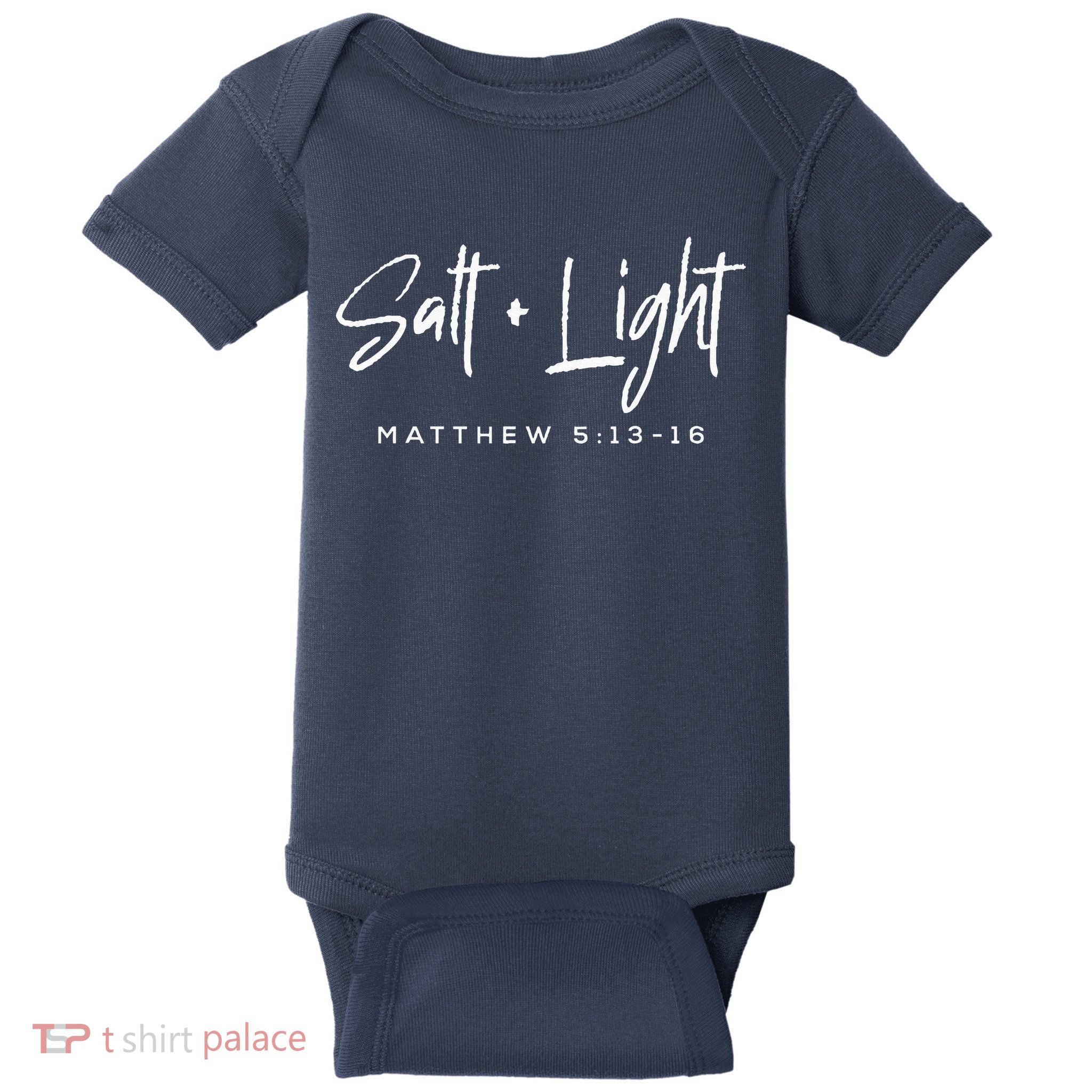 Salt Light Christmas Matthew 5 13 16Bible Christian Baby Bodysuit