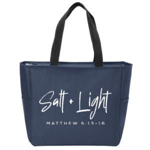 Salt Light Christmas Matthew 5 13 16Bible Christian Zip Tote Bag