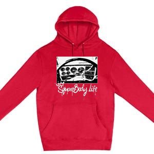 Squarebody Life C10 Classic Truck Squarebody Nation Premium Pullover Hoodie