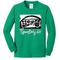 Squarebody Life C10 Classic Truck Squarebody Nation Kids Long Sleeve Shirt