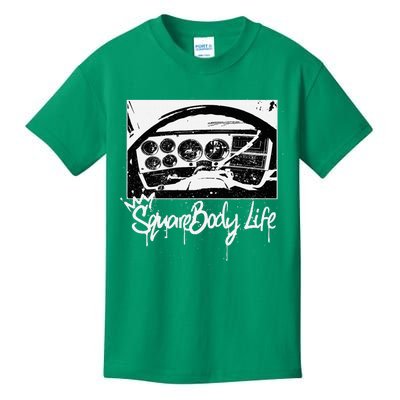 Squarebody Life C10 Classic Truck Squarebody Nation Kids T-Shirt