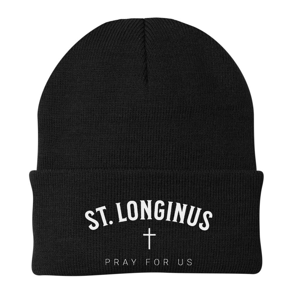St. Longinus Catholic Christian Saint Beanie