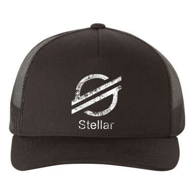 Stellar Lumens Crypto Xlm Token Decentralized Blockchain Yupoong Adult 5-Panel Trucker Hat