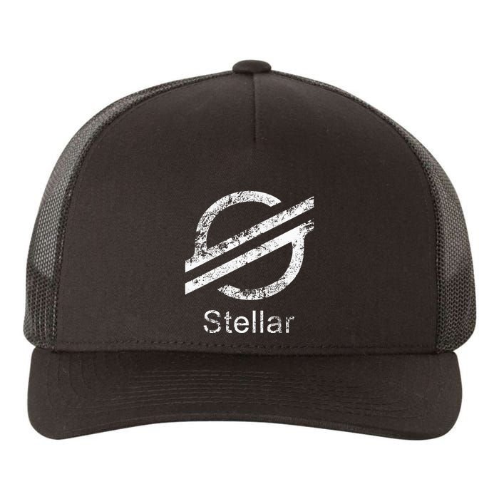 Stellar Lumens Crypto Xlm Token Decentralized Blockchain Yupoong Adult 5-Panel Trucker Hat