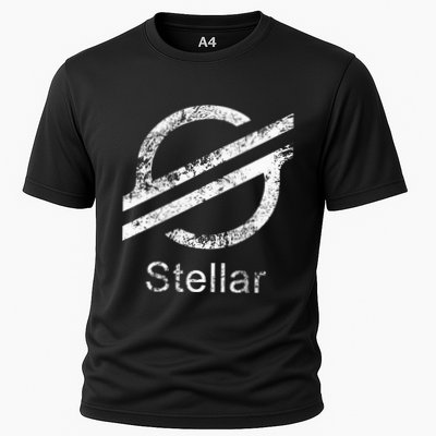 Stellar Lumens Crypto Xlm Token Decentralized Blockchain Cooling Performance Crew T-Shirt