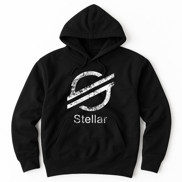 Stellar Lumens Crypto Xlm Token Decentralized Blockchain Hoodie