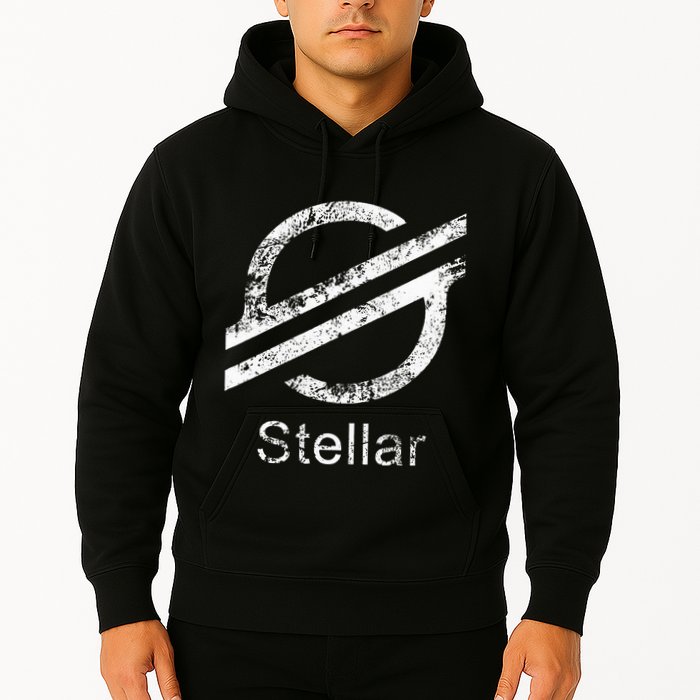 Stellar Lumens Crypto Xlm Token Decentralized Blockchain Hoodie