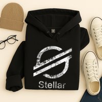 Stellar Lumens Crypto Xlm Token Decentralized Blockchain Hoodie