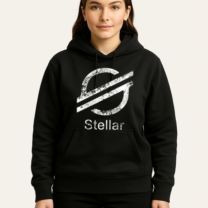 Stellar Lumens Crypto Xlm Token Decentralized Blockchain Hoodie