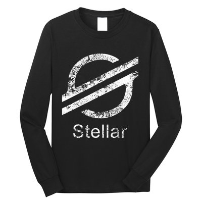 Stellar Lumens Crypto Xlm Token Decentralized Blockchain Long Sleeve Shirt