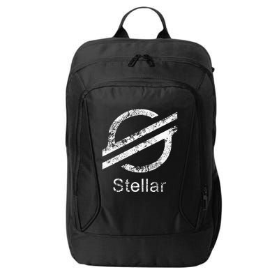 Stellar Lumens Crypto Xlm Token Decentralized Blockchain City Backpack