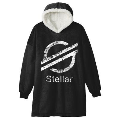 Stellar Lumens Crypto Xlm Token Decentralized Blockchain Hooded Wearable Blanket