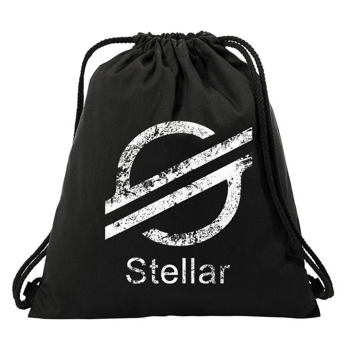Stellar Lumens Crypto Xlm Token Decentralized Blockchain Drawstring Bag