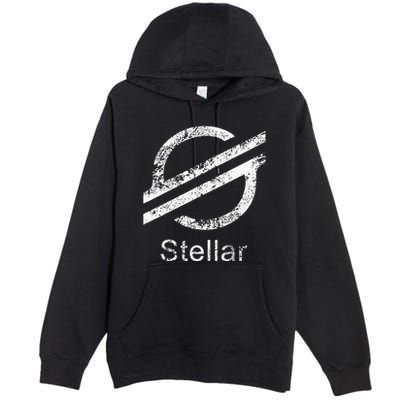 Stellar Lumens Crypto Xlm Token Decentralized Blockchain Premium Pullover Hoodie