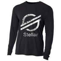 Stellar Lumens Crypto Xlm Token Decentralized Blockchain Cooling Performance Long Sleeve Crew