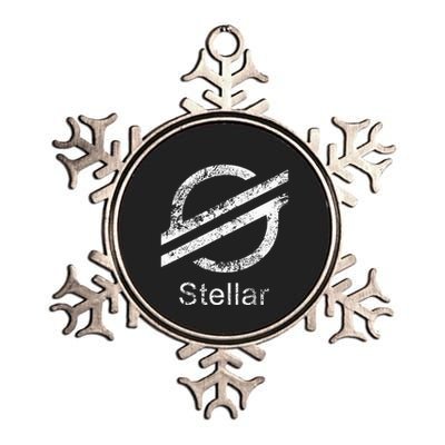 Stellar Lumens Crypto Xlm Token Decentralized Blockchain Metallic Star Ornament