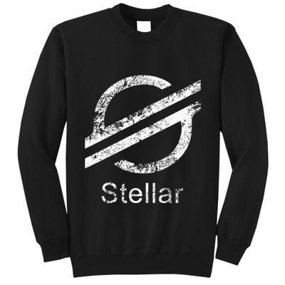 Stellar Lumens Crypto Xlm Token Decentralized Blockchain Tall Sweatshirt