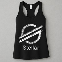 Stellar Lumens Crypto Xlm Token Decentralized Blockchain Womens Tank Top