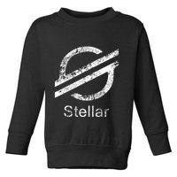 Stellar Lumens Crypto Xlm Token Decentralized Blockchain Toddler Sweatshirt
