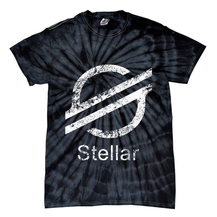 Stellar Lumens Crypto Xlm Token Decentralized Blockchain Tie-Dye T-Shirt