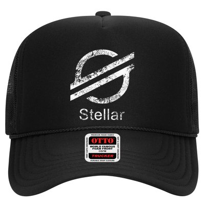 Stellar Lumens Crypto Xlm Token Decentralized Blockchain Trucker Hat