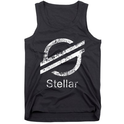 Stellar Lumens Crypto Xlm Token Decentralized Blockchain Tank Top