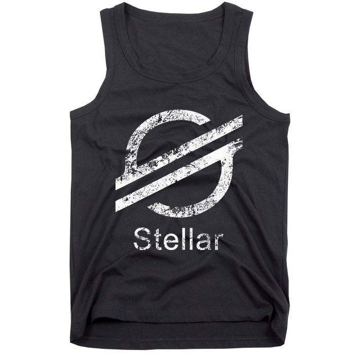 Stellar Lumens Crypto Xlm Token Decentralized Blockchain Tank Top