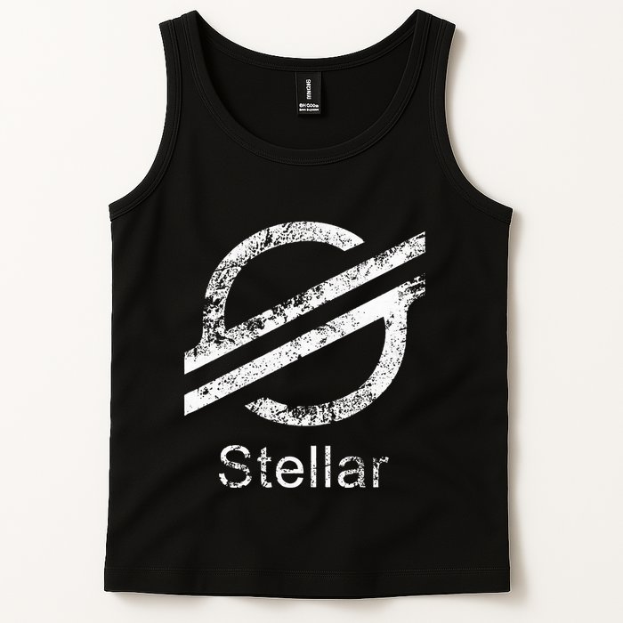 Stellar Lumens Crypto Xlm Token Decentralized Blockchain Tank Top