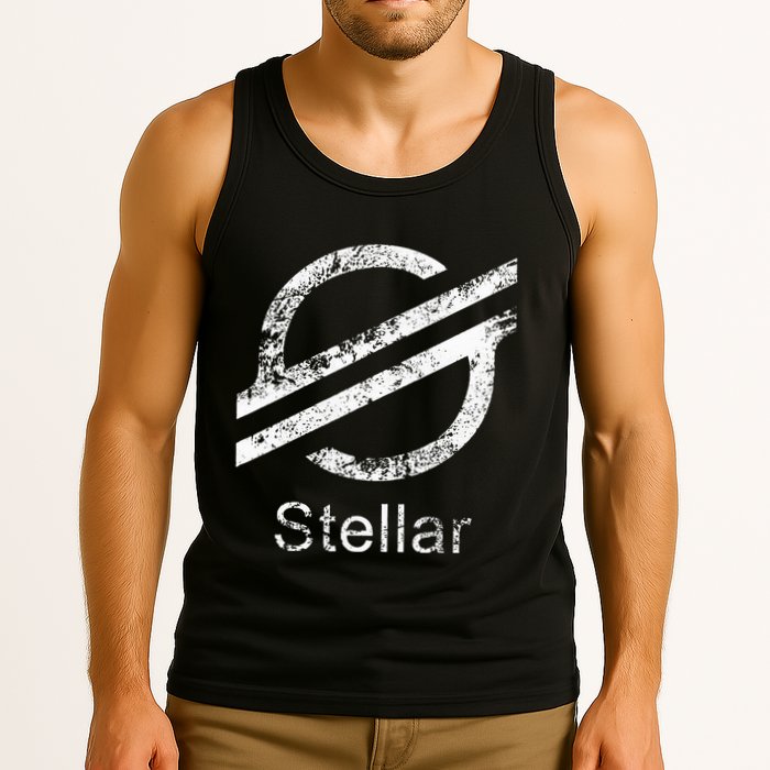 Stellar Lumens Crypto Xlm Token Decentralized Blockchain Tank Top