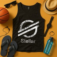 Stellar Lumens Crypto Xlm Token Decentralized Blockchain Tank Top