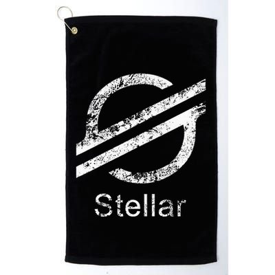 Stellar Lumens Crypto Xlm Token Decentralized Blockchain Golf Towel