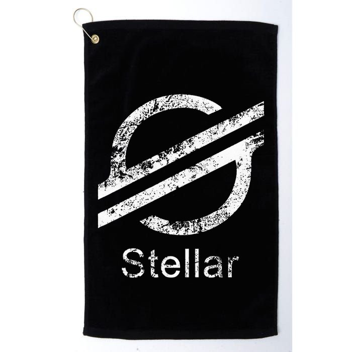 Stellar Lumens Crypto Xlm Token Decentralized Blockchain Golf Towel