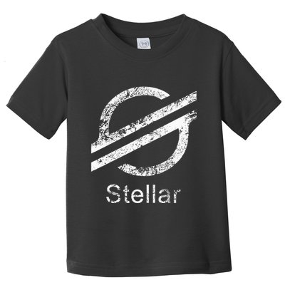 Stellar Lumens Crypto Xlm Token Decentralized Blockchain Toddler T-Shirt