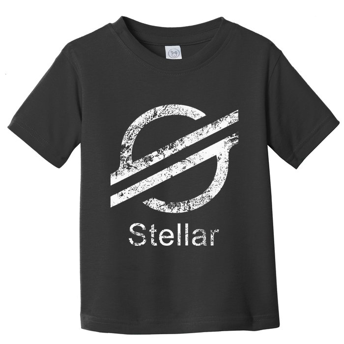 Stellar Lumens Crypto Xlm Token Decentralized Blockchain Toddler T-Shirt