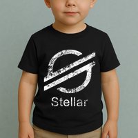 Stellar Lumens Crypto Xlm Token Decentralized Blockchain Toddler T-Shirt