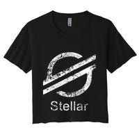 Stellar Lumens Crypto Xlm Token Decentralized Blockchain Crop Top