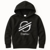 Stellar Lumens Crypto Xlm Token Decentralized Blockchain Kids Hoodie