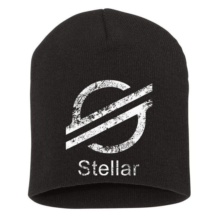Stellar Lumens Crypto Xlm Token Decentralized Blockchain Short Acrylic Beanie