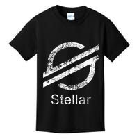 Stellar Lumens Crypto Xlm Token Decentralized Blockchain Kids T-Shirt