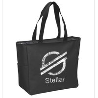 Stellar Lumens Crypto Xlm Token Decentralized Blockchain Zip Tote Bag