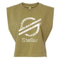 Stellar Lumens Crypto Xlm Token Decentralized Blockchain Garment-Dyed Women's Muscle Tee