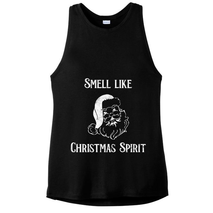 Smells Like Christmas Ladies PosiCharge Tri-Blend Wicking Tank