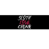 Sloth Love Chunk Vintage 80s Movie Gift Bumper Sticker