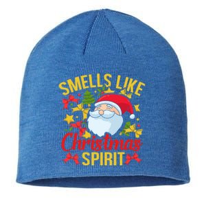 Smells Like Christmas Spirit Santa Claus Holiday Xmas Gift Sustainable Beanie